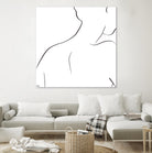 Femme III by Patti Mann on GIANT ART - whites & creams, blacks figurative