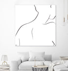 Femme III by Patti Mann on GIANT ART - whites & creams, blacks figurative