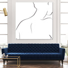 Femme III by Patti Mann on GIANT ART - whites & creams, blacks figurative