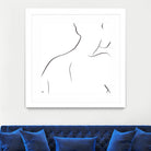 Femme III by Patti Mann on GIANT ART - whites & creams, blacks figurative