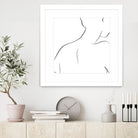 Femme III by Patti Mann on GIANT ART - whites & creams, blacks figurative