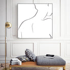 Femme III by Patti Mann on GIANT ART - whites & creams, blacks figurative