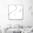 Femme III by Patti Mann on GIANT ART - whites & creams, blacks figurative