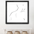 Femme III by Patti Mann on GIANT ART - whites & creams, blacks figurative