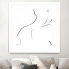 Femme III by Patti Mann on GIANT ART - whites & creams, blacks figurative