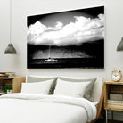 Cotton Skies by Aaron Matheson on GIANT ART - white nautical