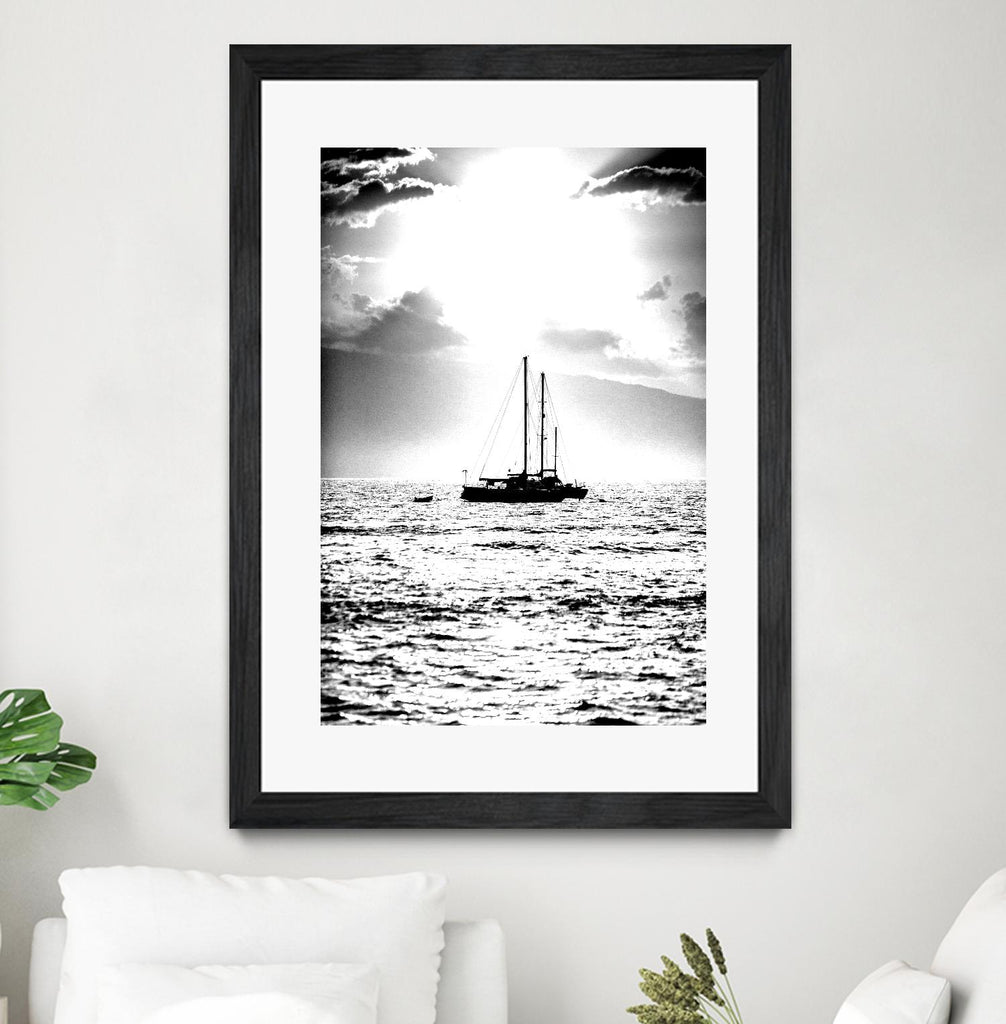 Waiting for the Wind by Aaron Matheson on GIANT ART - white nautical