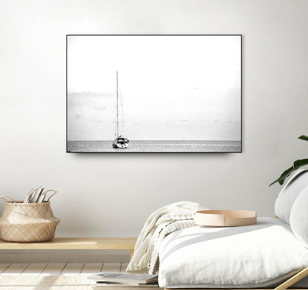Silent Water by Aaron Matheson on GIANT ART - white nautical