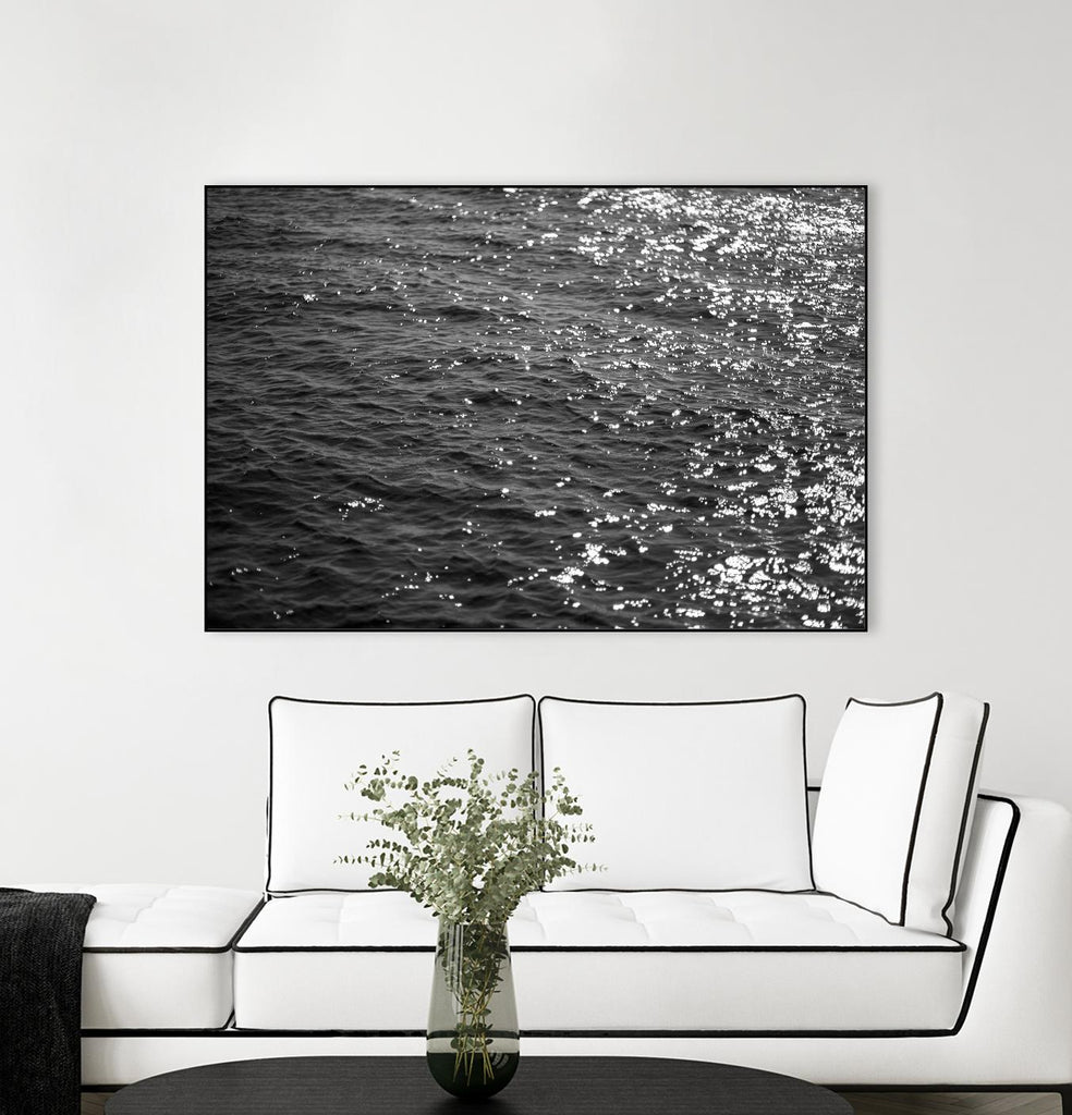 Steel Gray by Aaron Matheson on GIANT ART - white sea scene