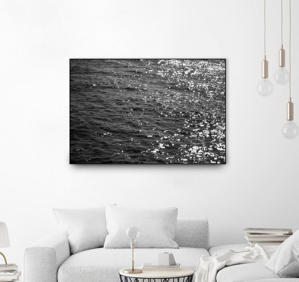 Steel Gray by Aaron Matheson on GIANT ART - white sea scene