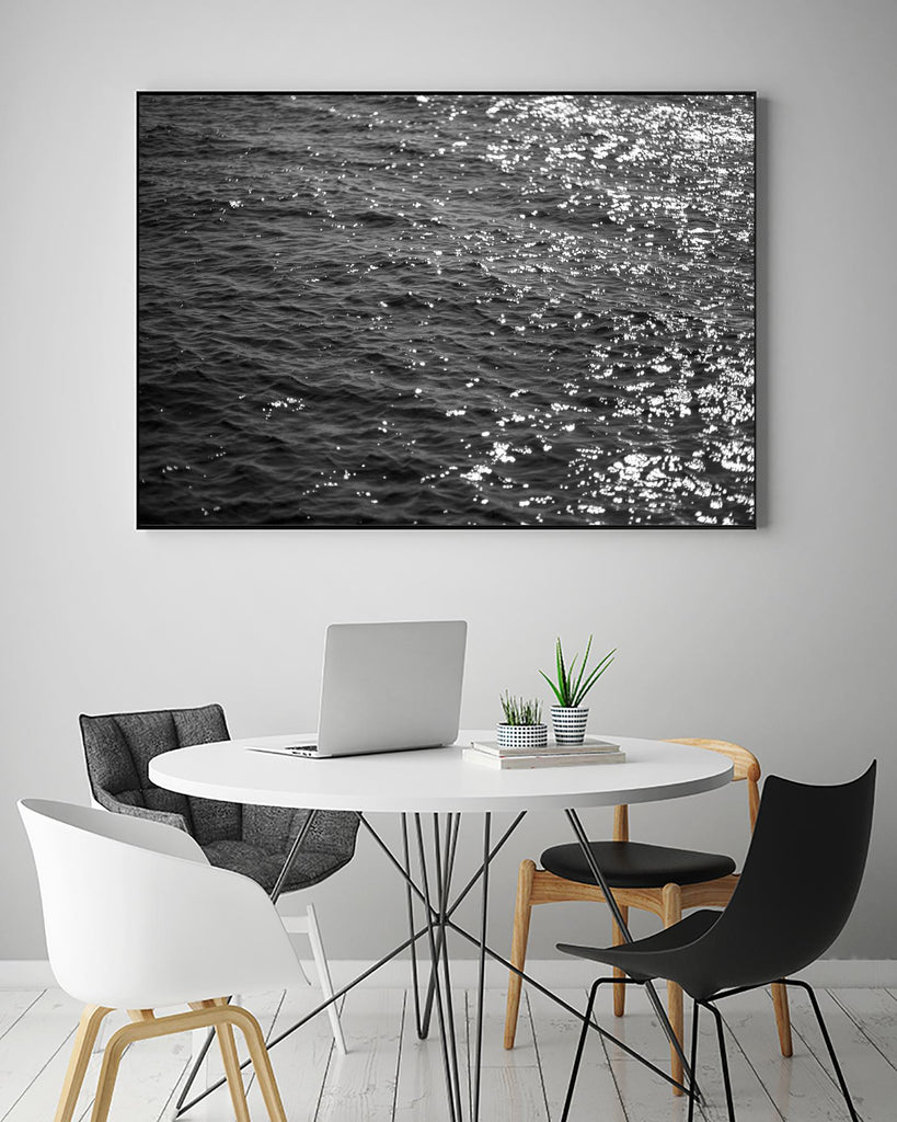 Steel Gray par Aaron Matheson sur GIANT ART - scène de mer blanche