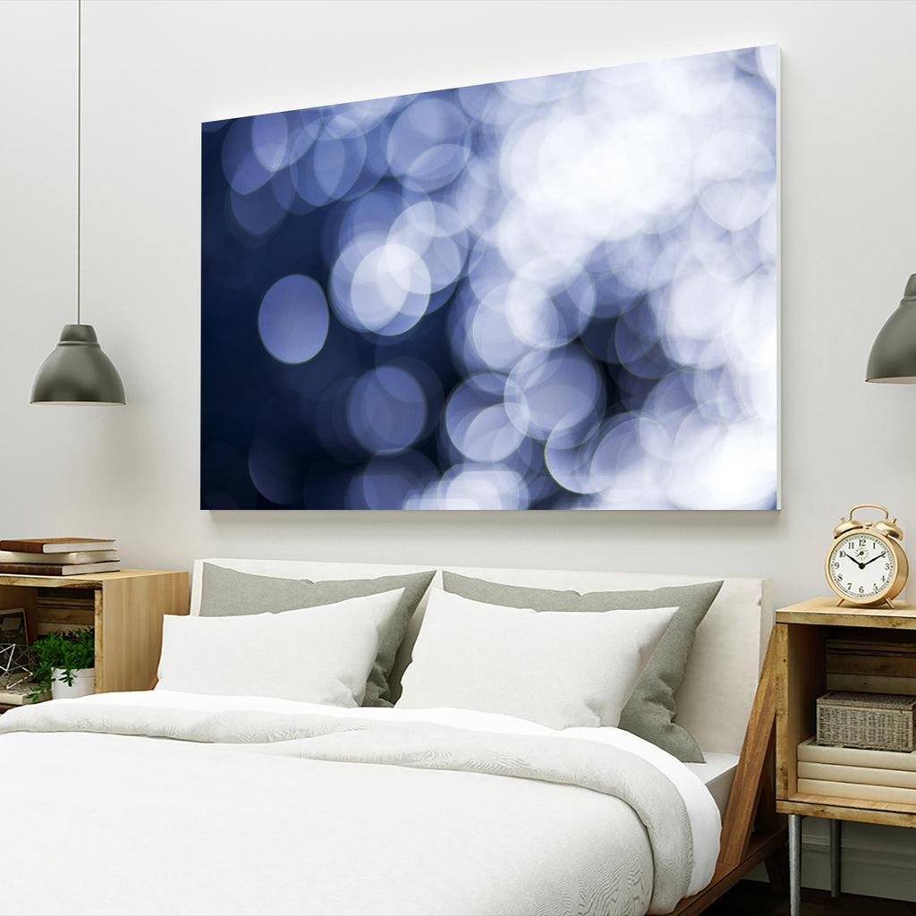 Sapphire Dreams by Aaron Matheson on GIANT ART - white abstract