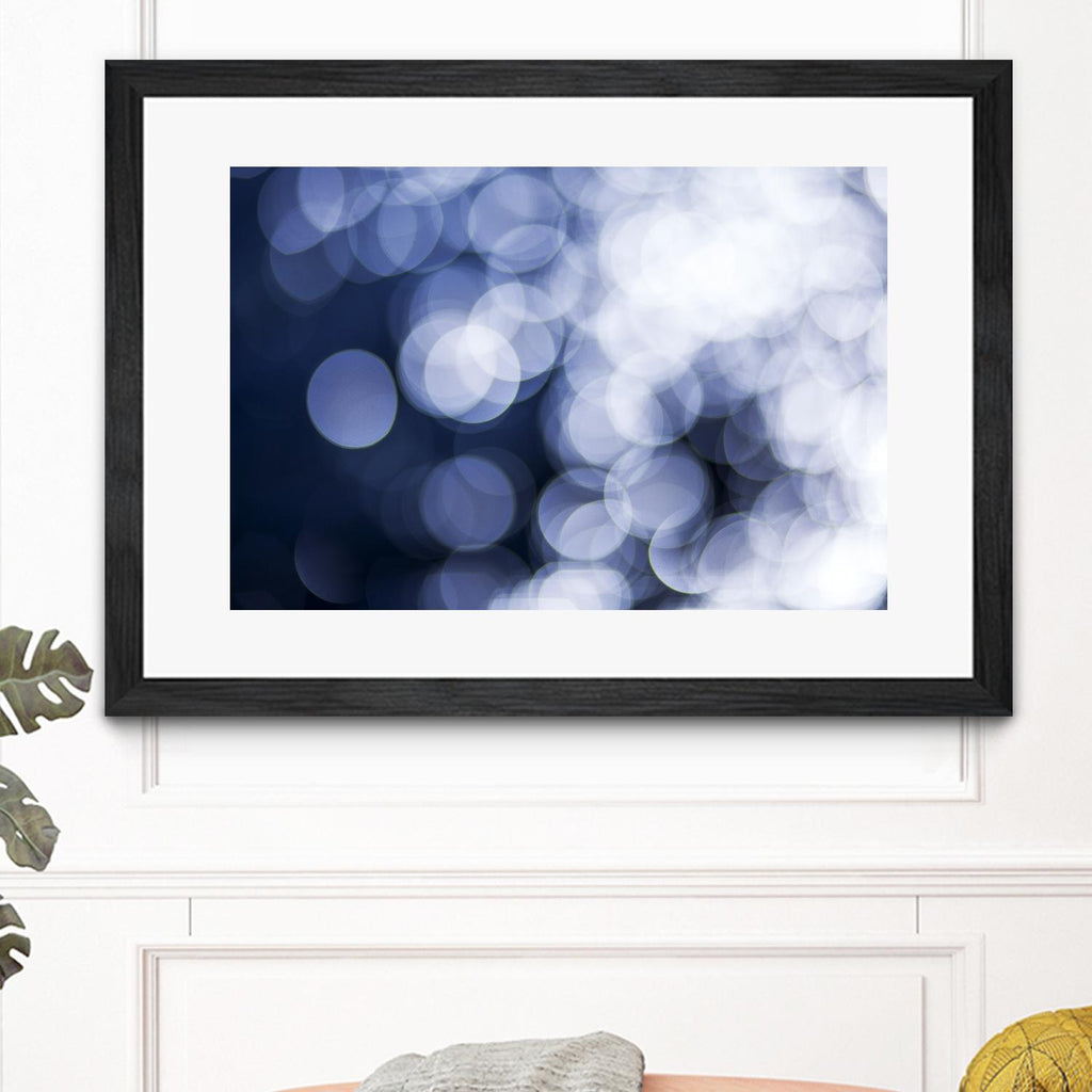 Sapphire Dreams by Aaron Matheson on GIANT ART - white abstract