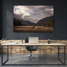 Lake Views by Aaron Matheson on GIANT ART - grey landscape