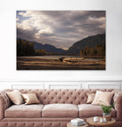 Lake Views by Aaron Matheson on GIANT ART - grey landscape