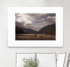 Lake Views by Aaron Matheson on GIANT ART - grey landscape