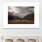 Lake Views by Aaron Matheson on GIANT ART - grey landscape