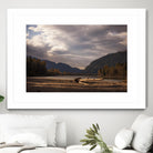 Lake Views by Aaron Matheson on GIANT ART - grey landscape