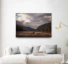 Lake Views by Aaron Matheson on GIANT ART - grey landscape