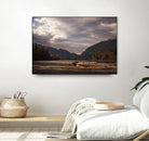 Lake Views by Aaron Matheson on GIANT ART - grey landscape