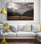 Lake Views by Aaron Matheson on GIANT ART - grey landscape