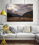 Lake Views by Aaron Matheson on GIANT ART - grey landscape