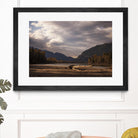 Lake Views by Aaron Matheson on GIANT ART - grey landscape