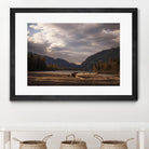 Lake Views by Aaron Matheson on GIANT ART - grey landscape