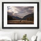 Lake Views by Aaron Matheson on GIANT ART - grey landscape