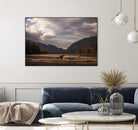 Lake Views by Aaron Matheson on GIANT ART - grey landscape