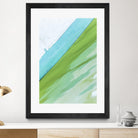 Where Blue Meets Green by Melissa McClain on GIANT ART - green abstract