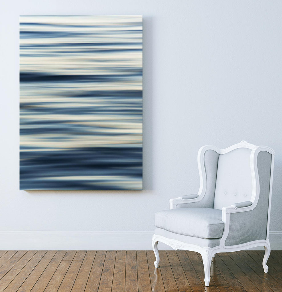 Static Blue by Melissa McClain on GIANT ART - beige abstract
