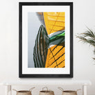 Reflections in Yellow by Melissa McClain on GIANT ART - blue photo art