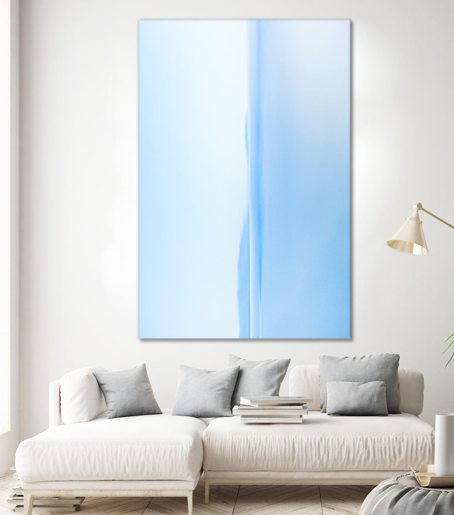 Daydreaming in Blue de Melissa McClain sur GIANT ART - abstrait bleu