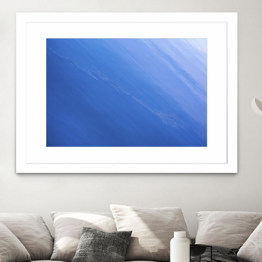 Sea of Blue by Melissa McClain on GIANT ART - blue abstract