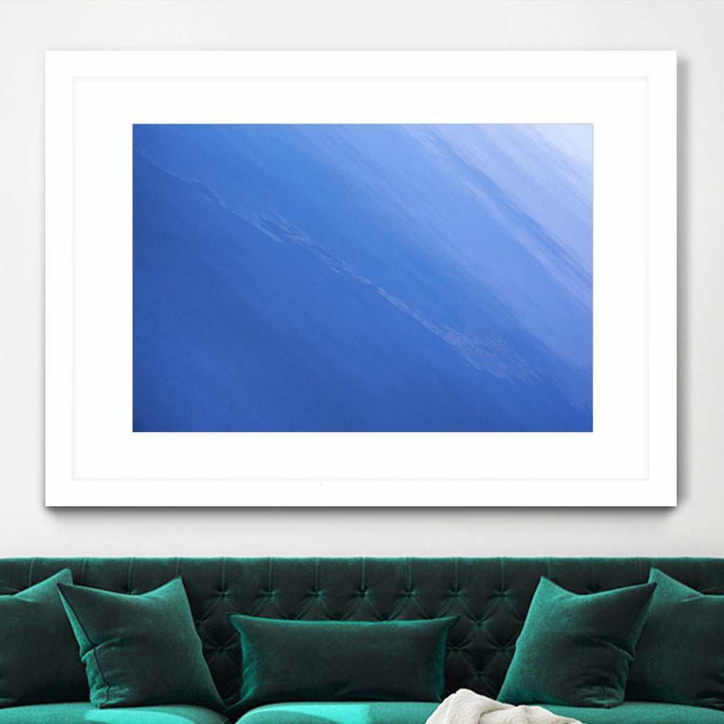 Sea of Blue de Melissa McClain sur GIANT ART - bleu abstrait