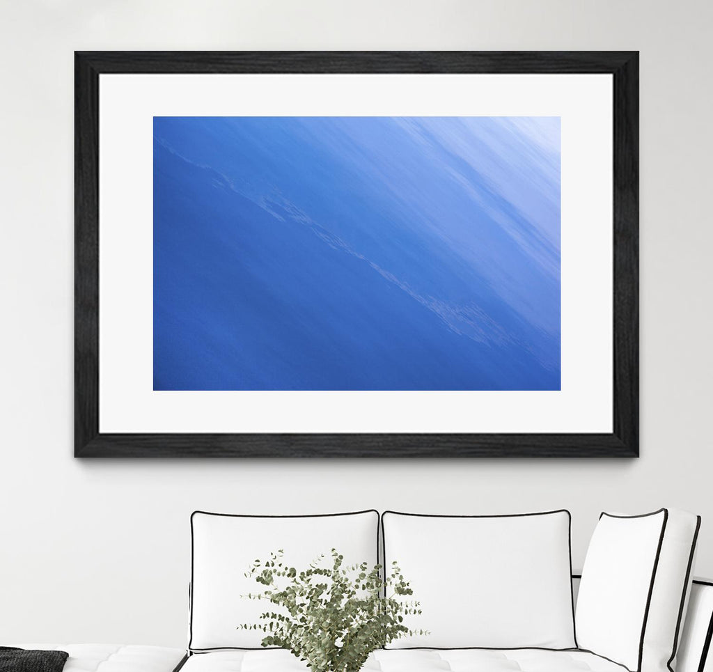Sea of Blue de Melissa McClain sur GIANT ART - bleu abstrait