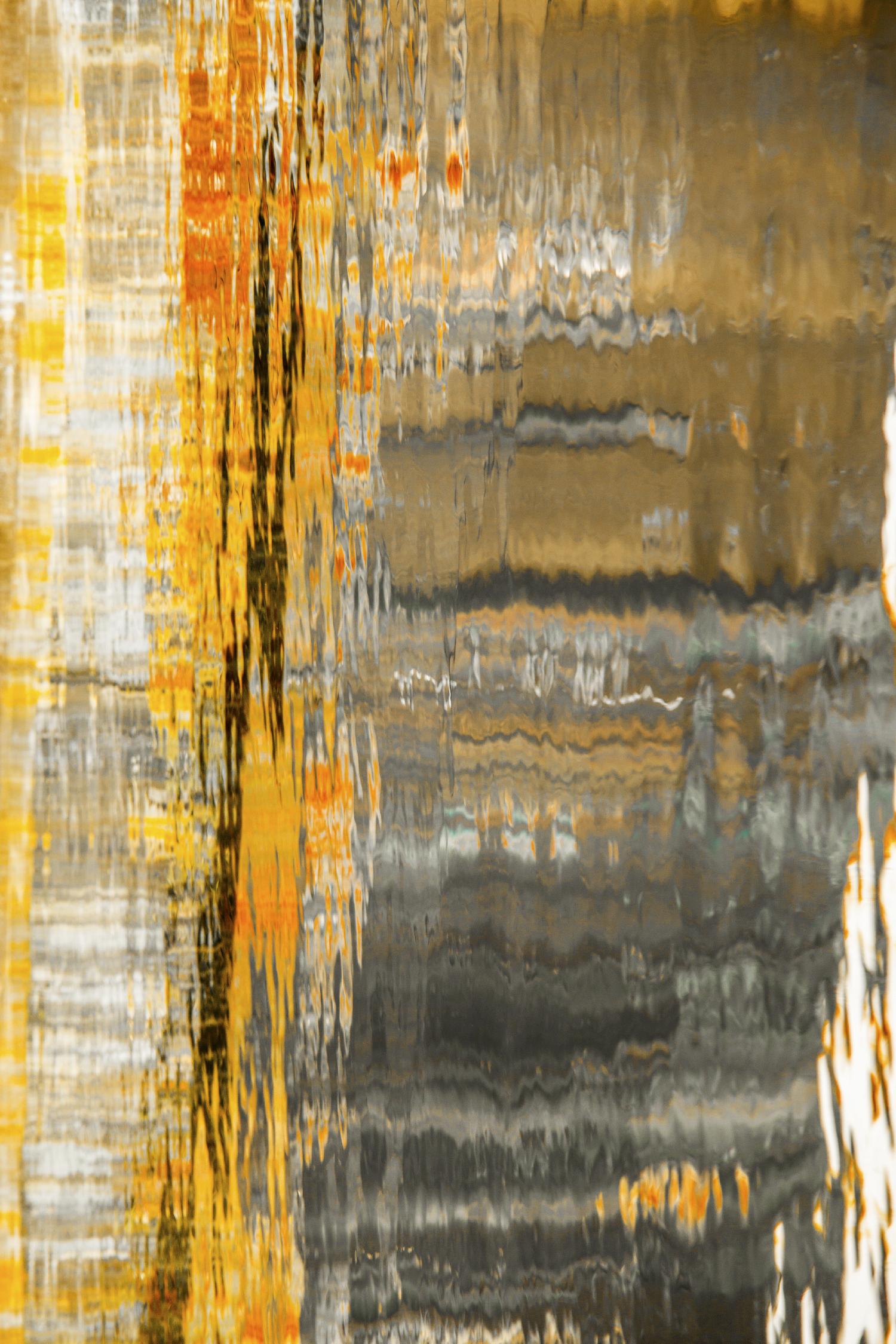 Slow Roll by Melissa McClain on GIANT ART - yellow abstract