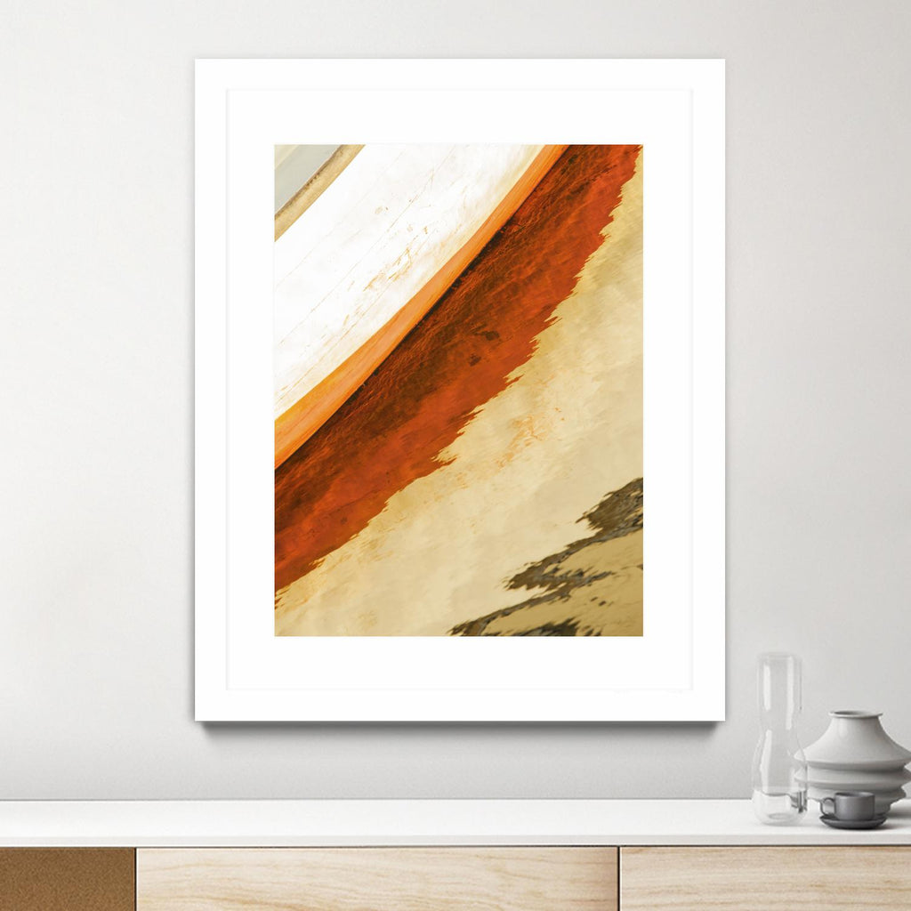 Reflection in Motion by Melissa McClain on GIANT ART - beige abstract