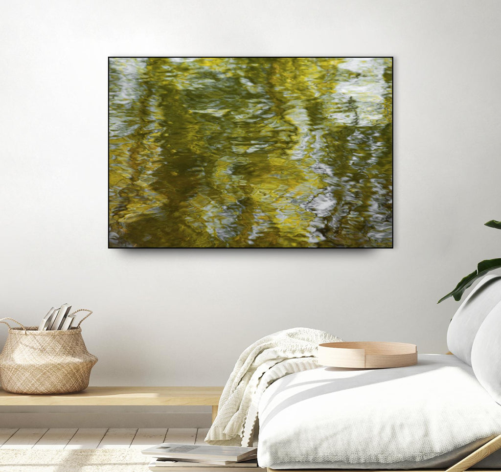 Morning Pond by Melissa McClain on GIANT ART - grey abstract