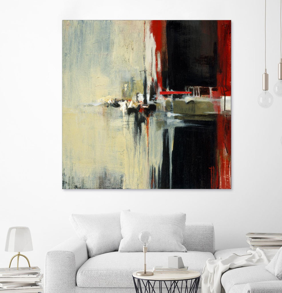 In the Reflexion by Terri Burris on GIANT ART - black abstract