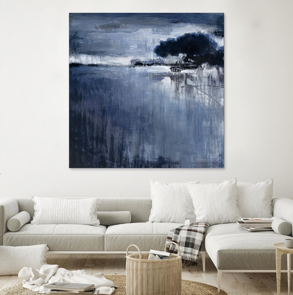 Cambria Fields by Terri Burris on GIANT ART - white abstract
