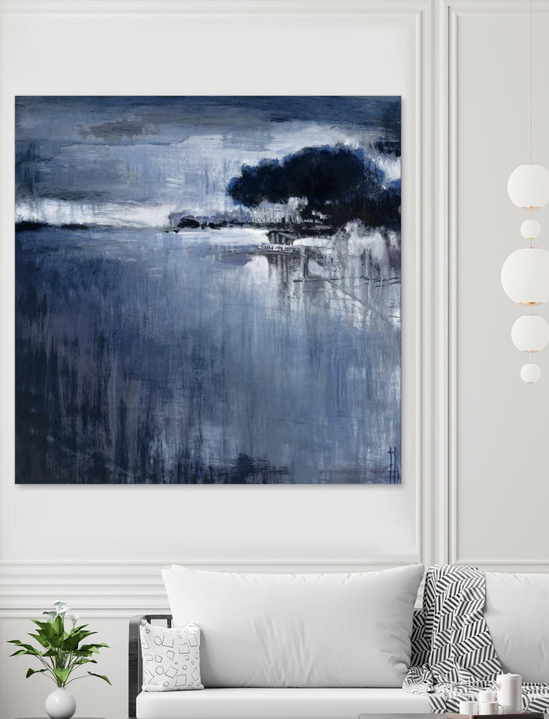 Cambria Fields by Terri Burris on GIANT ART - white abstract
