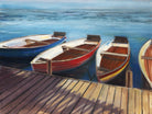 Row Boats by Joseph Cates on GIANT ART - brown nautical