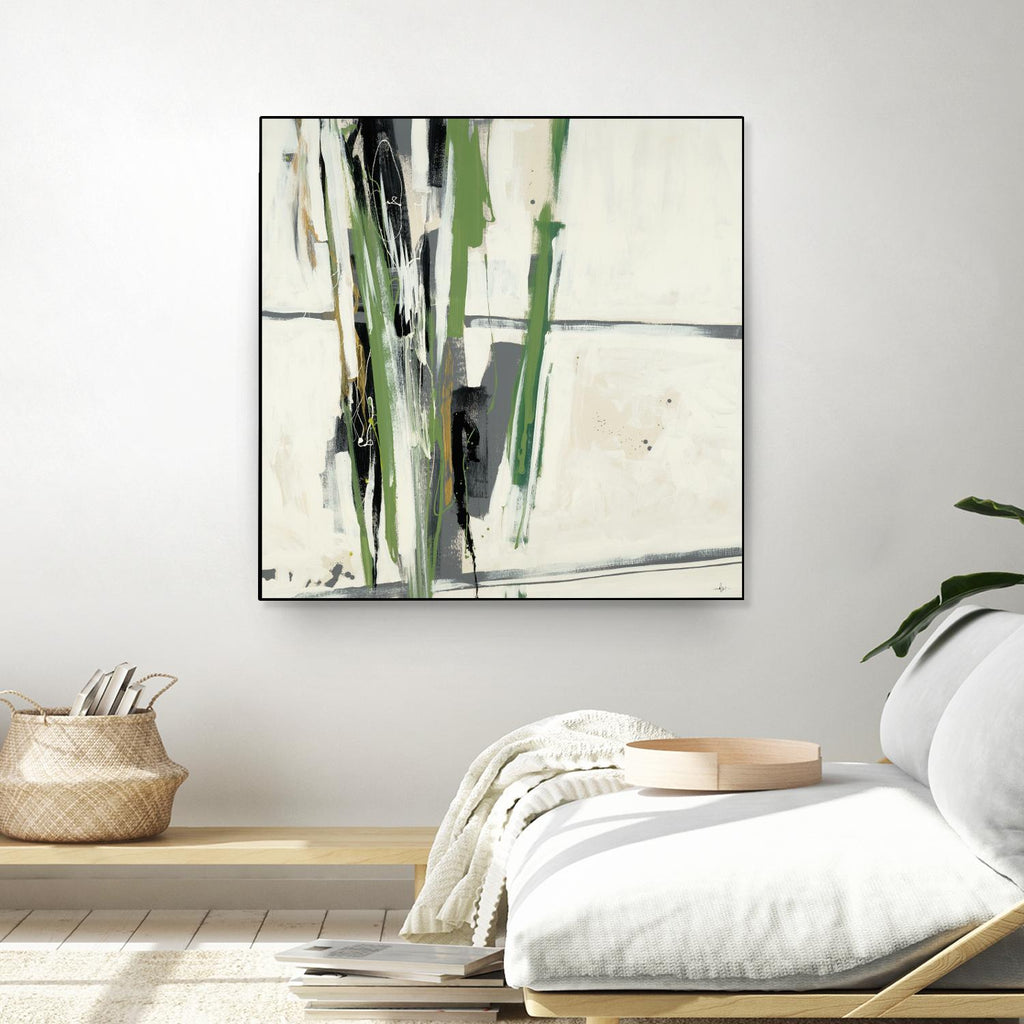 Through the Trees by KC Haxton on GIANT ART - grey abstract