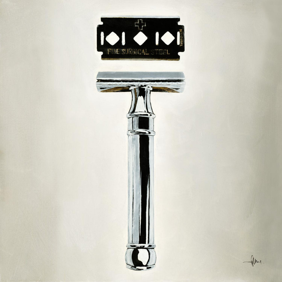 Safety Razor - Art Print by KC Haxton | GIANT ART
