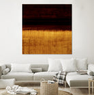 Lined View III by Randy Hibberd on GIANT ART - yellow abstract