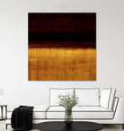 Lined View III by Randy Hibberd on GIANT ART - yellow abstract