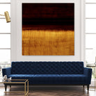 Lined View III by Randy Hibberd on GIANT ART - yellow abstract