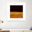 Lined View III by Randy Hibberd on GIANT ART - yellow abstract